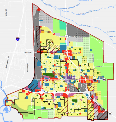 Image of the Manteca Zone Map