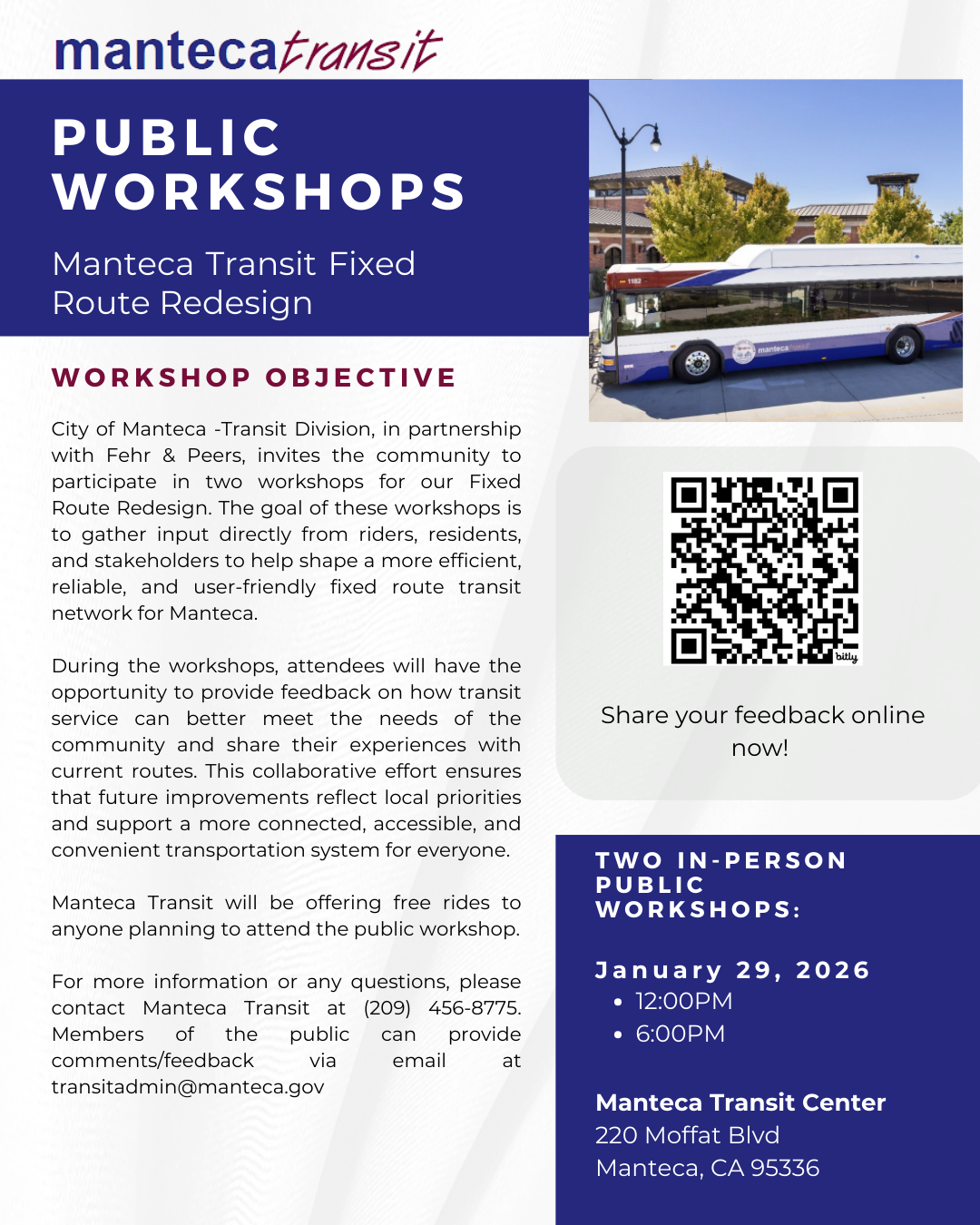 Public Workshop - January 29 2026
